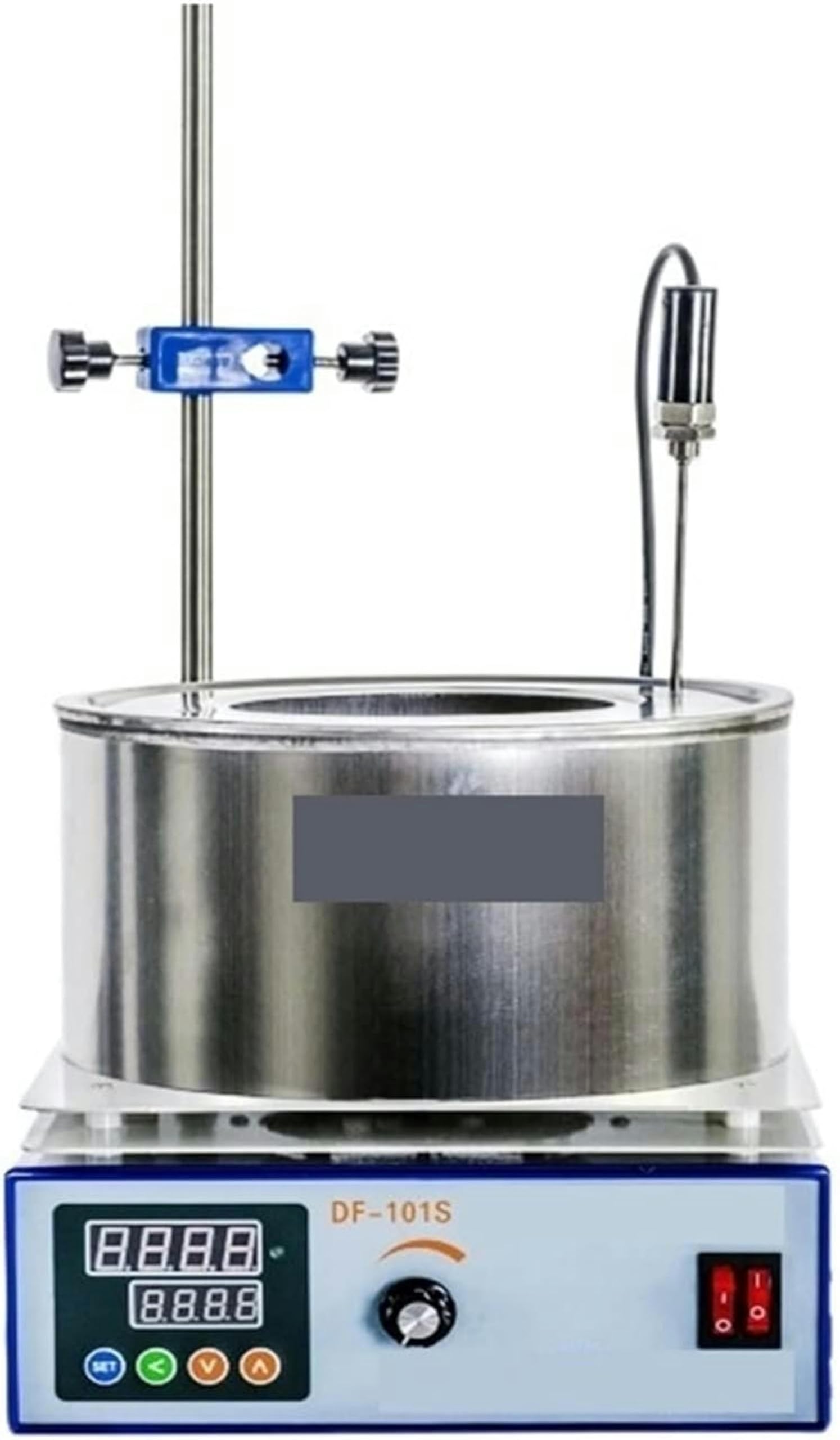 Mieszadło magnetyczne, 15 l, laboratoryjne, ogrzewanie, cyfrowy wyświetlacz, stała temperatura, woda, kąpiel, olej, garnek do kąpieli i roztworów grzewczych