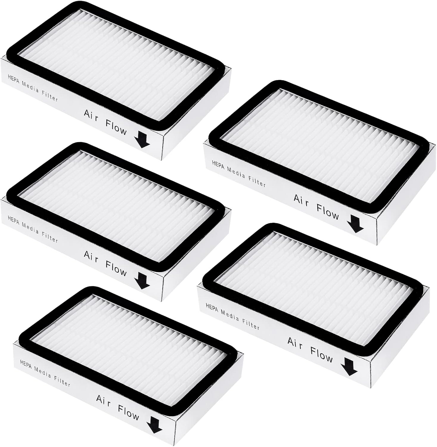 KEEPOW 5 Pack Vacuum Hepa Filters for 86880, EF2, 610445 Sears Vacuum