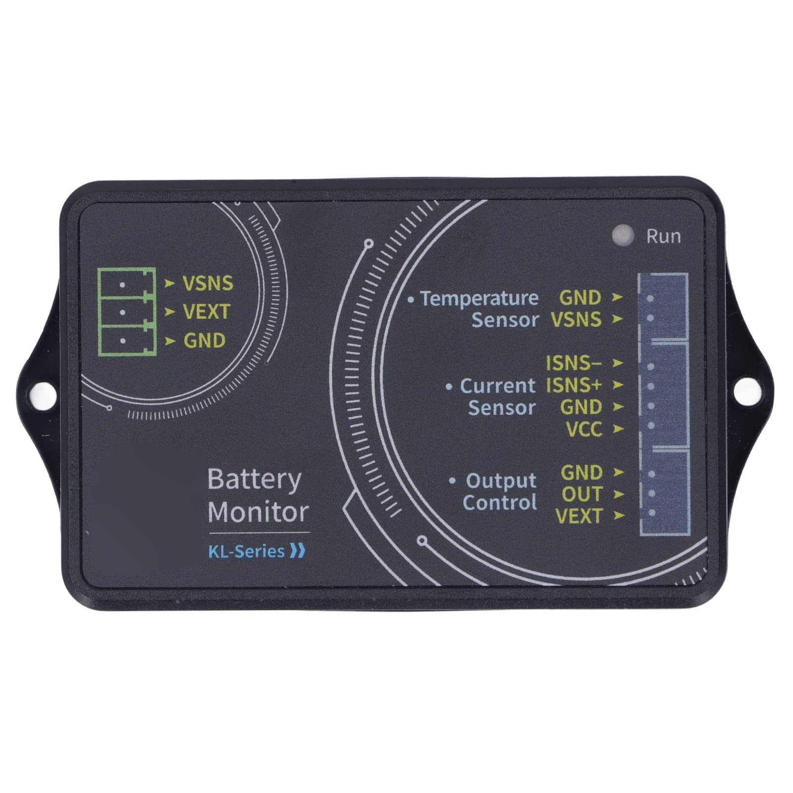 Bluetooth Battery Monitor, 600A 0‑120V Wireless Voltage Current Meter, KL160F Battery Tester, Marine RV Battery Indicator Indicator for Measuring Power, Capacity, Timing, Watt Hour