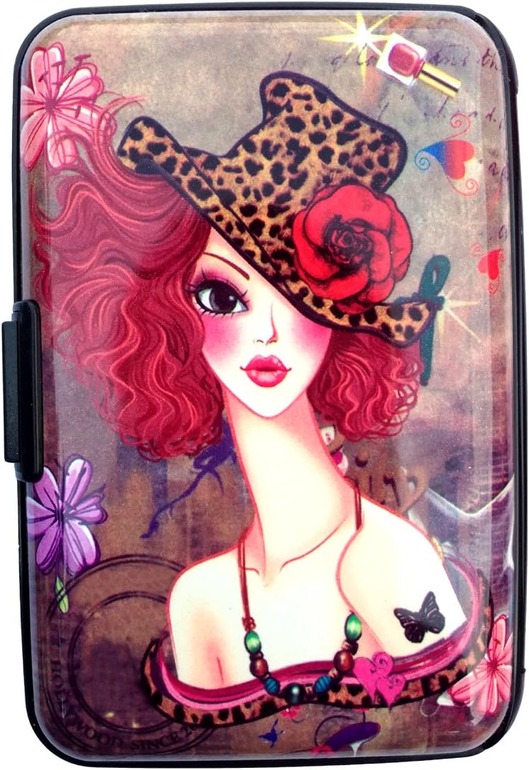 TBS RFID Blocking Card Holder Case-6 Slots-Beautiful Pattern-06
