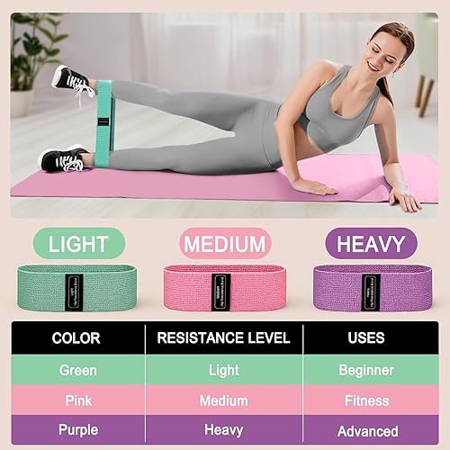 Vista 3 de Kit esencial de pilates para mujeres caseras, juego de anillos y pelotas, equipo de pilates para entrenamientos, 3 bandas de resistencia, calcetines