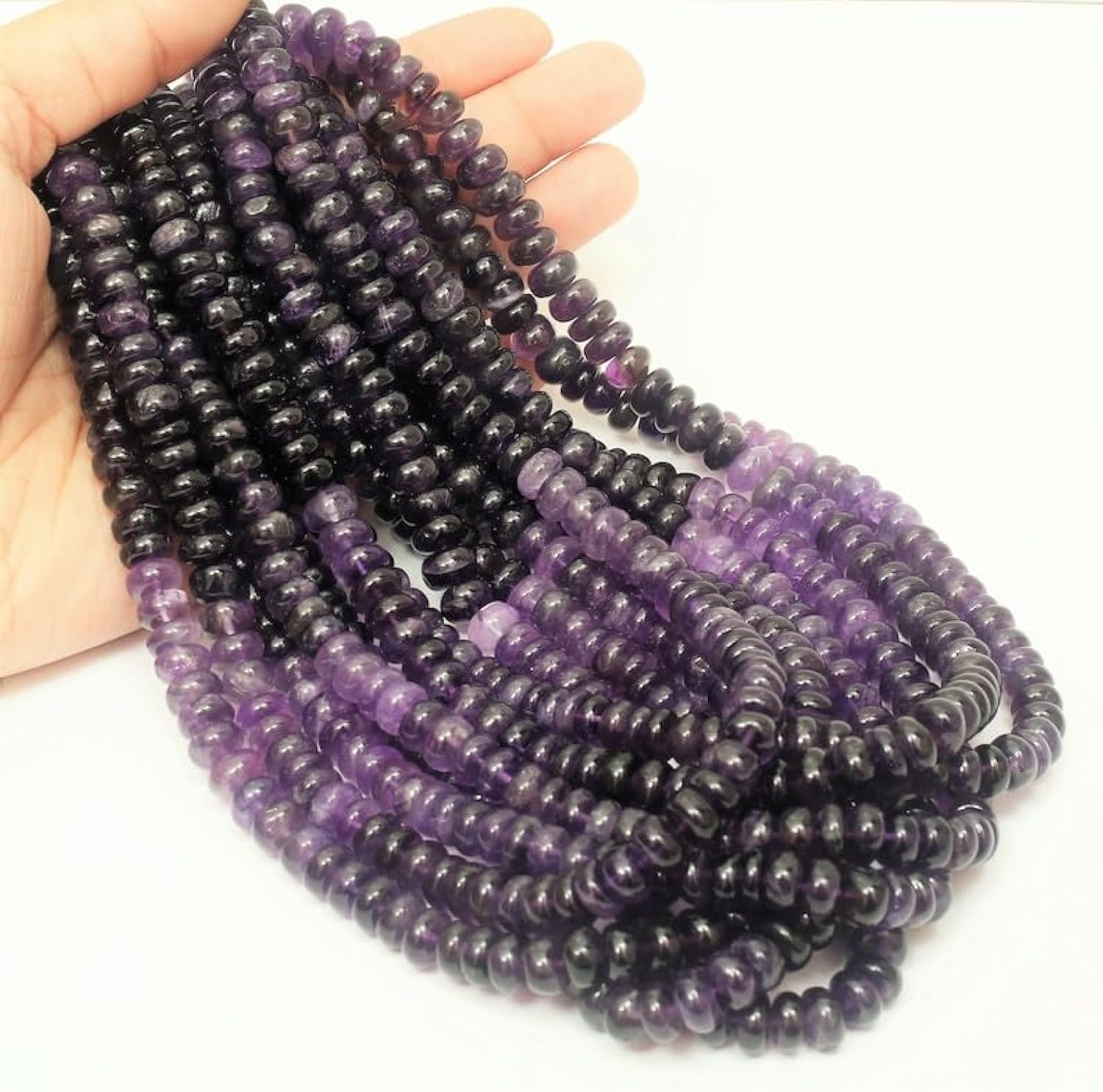 Améthyste naturelle de 6mm à 8mm pour créer vos bijoux et sublimer vos tenues bohèmes