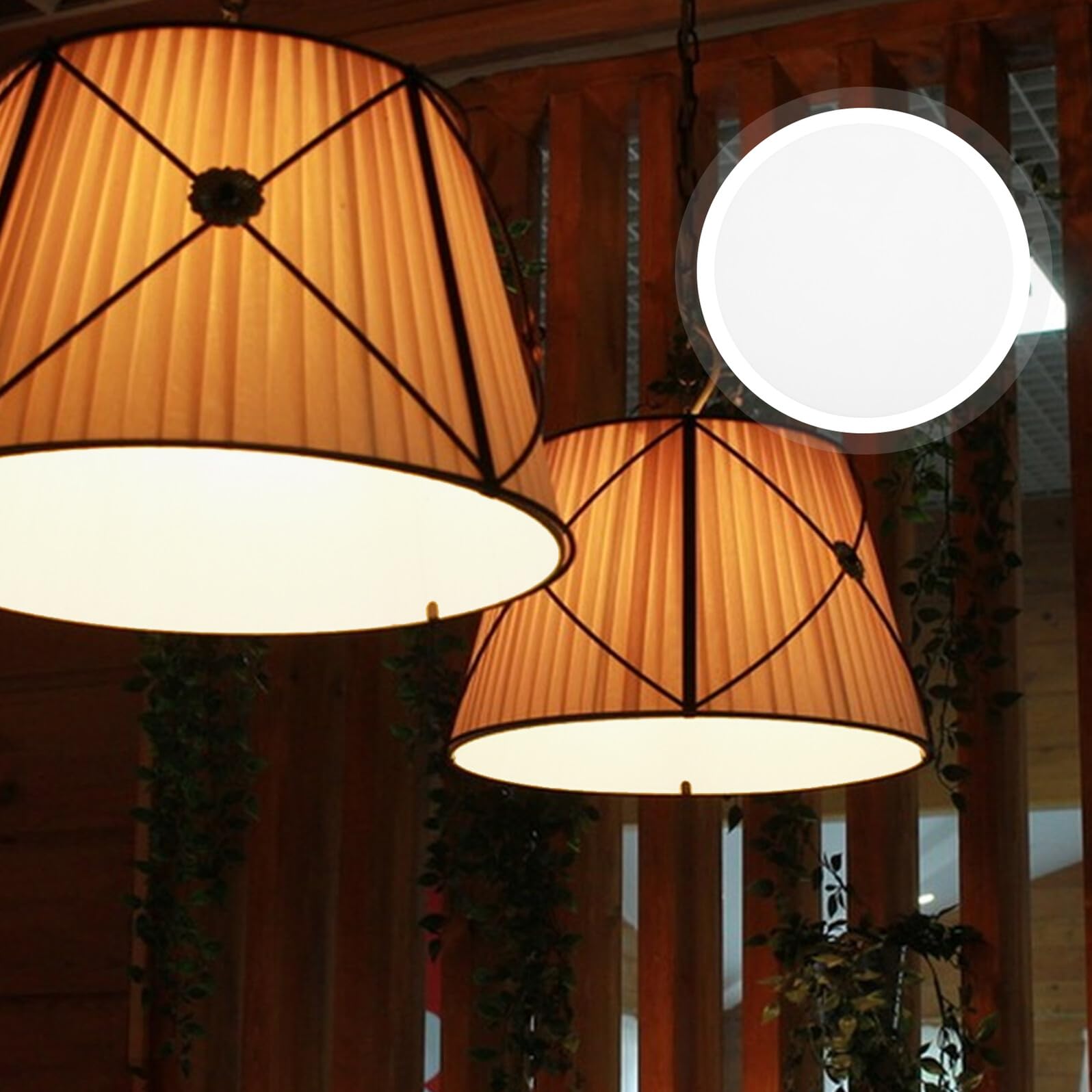 Disco Diffusore Luce Rotondo Acrilico 34,5 CM Spessore 1 MM per Lampada Sospensione e Paralume Tamburo, Diffusore Anti-Abbagliamento per Lampade da Tavolo e Illuminazione Casa