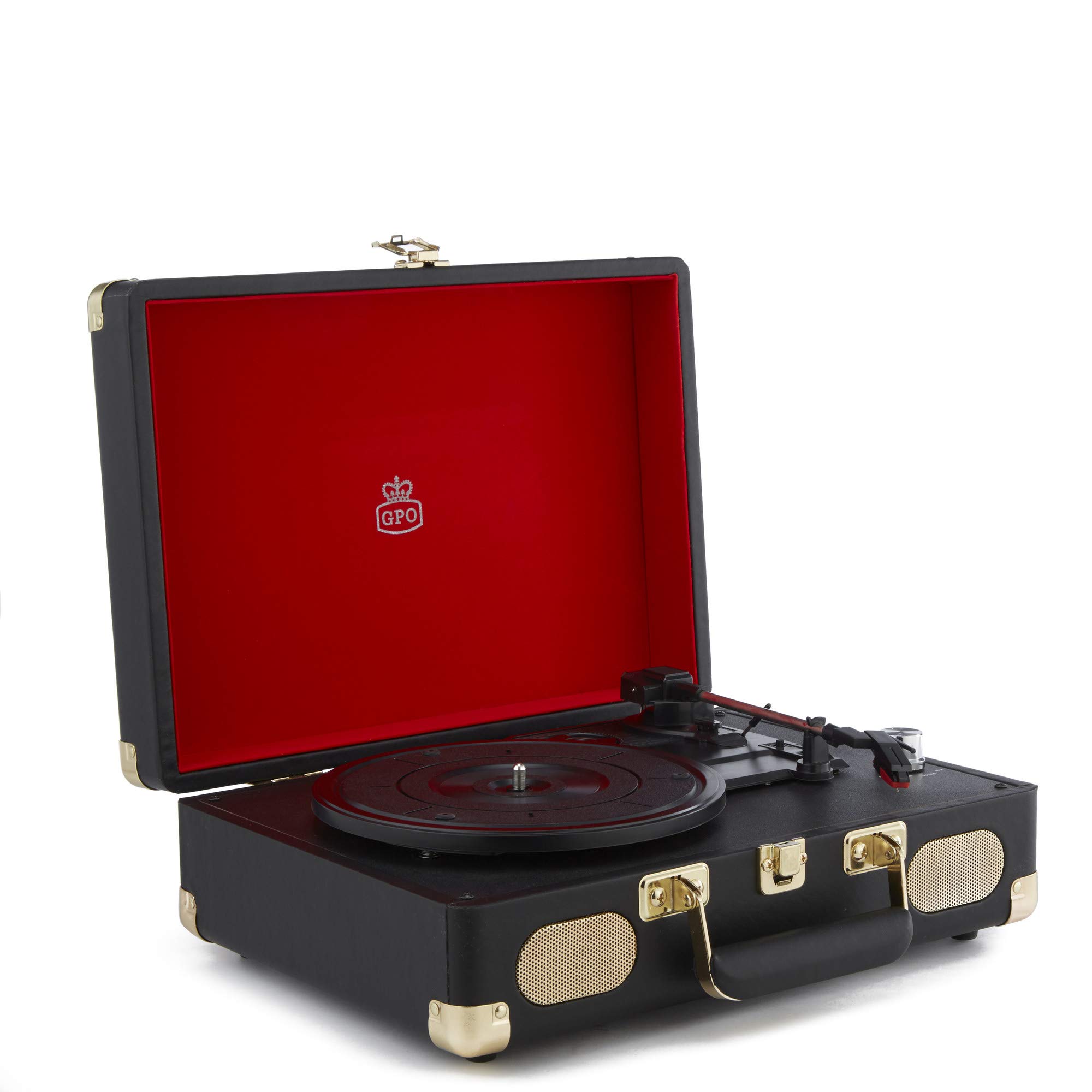 Buy GPO Retro SOHOBLK USB Compatible Classic Vintage Turntable Briefcase Style Record Player