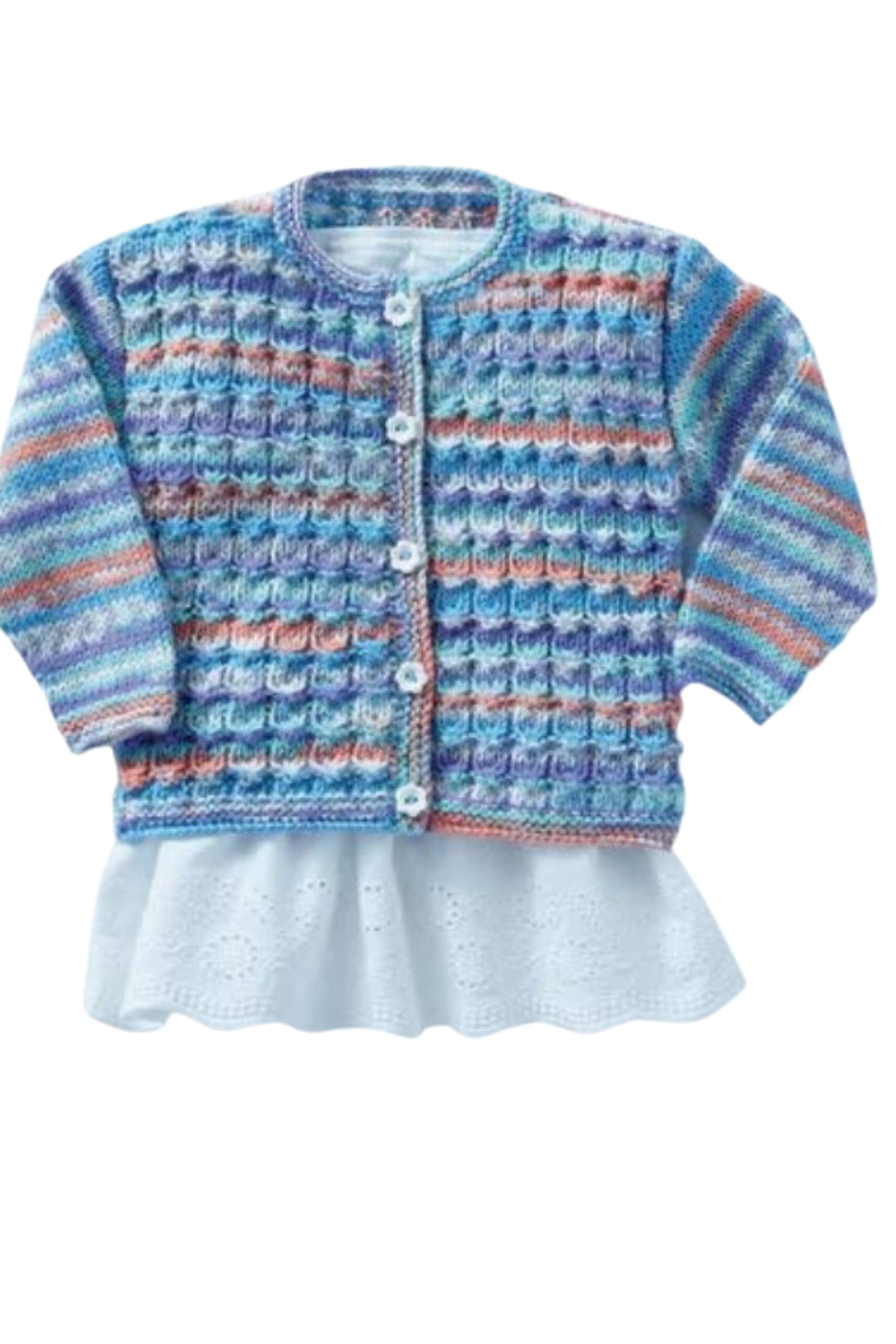 Sirdar Snuggly Baby DK Knitting Pattern - 5294 Cardigan