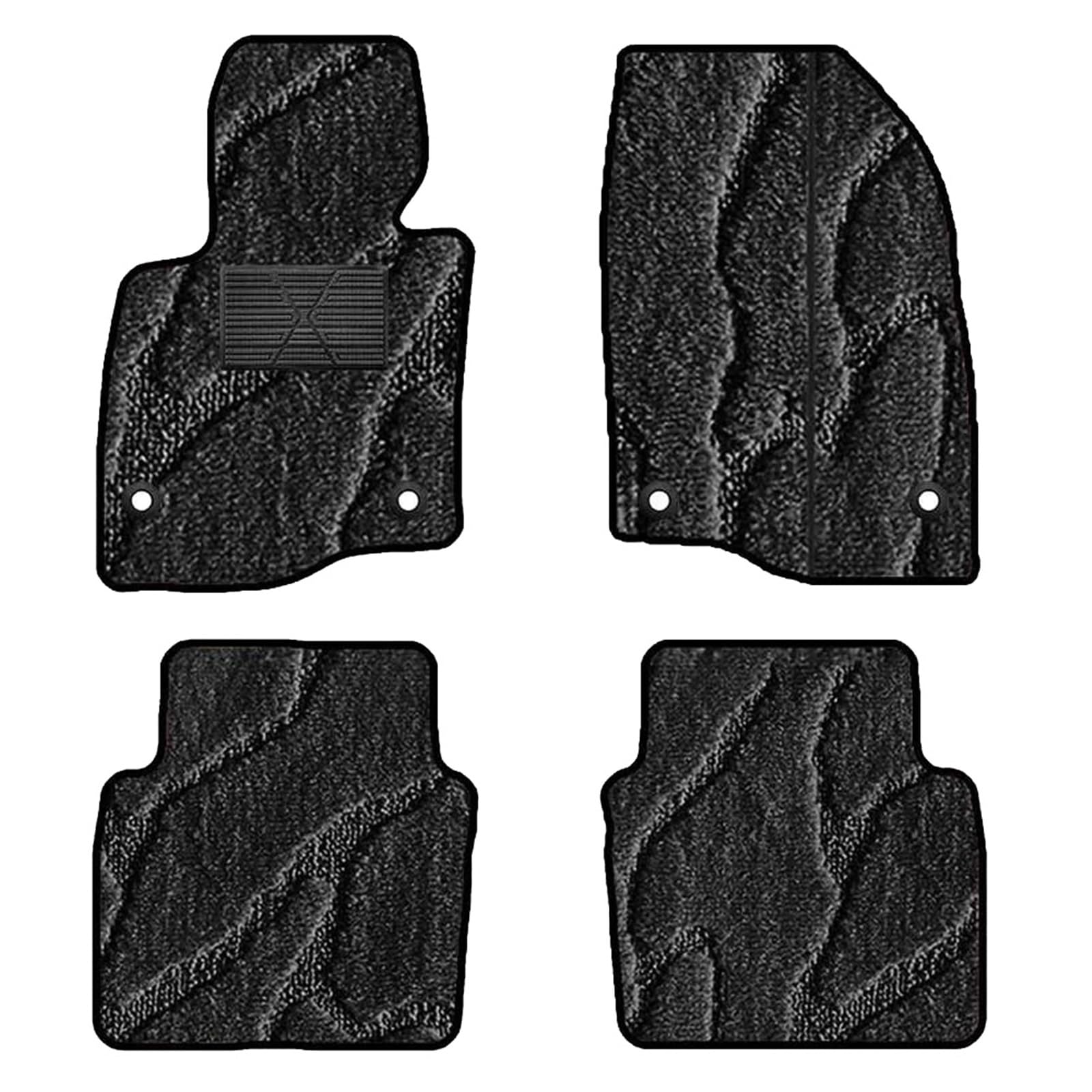Tapis de sol antidérapants voiture accessoires intérieur 6 GL - 6
