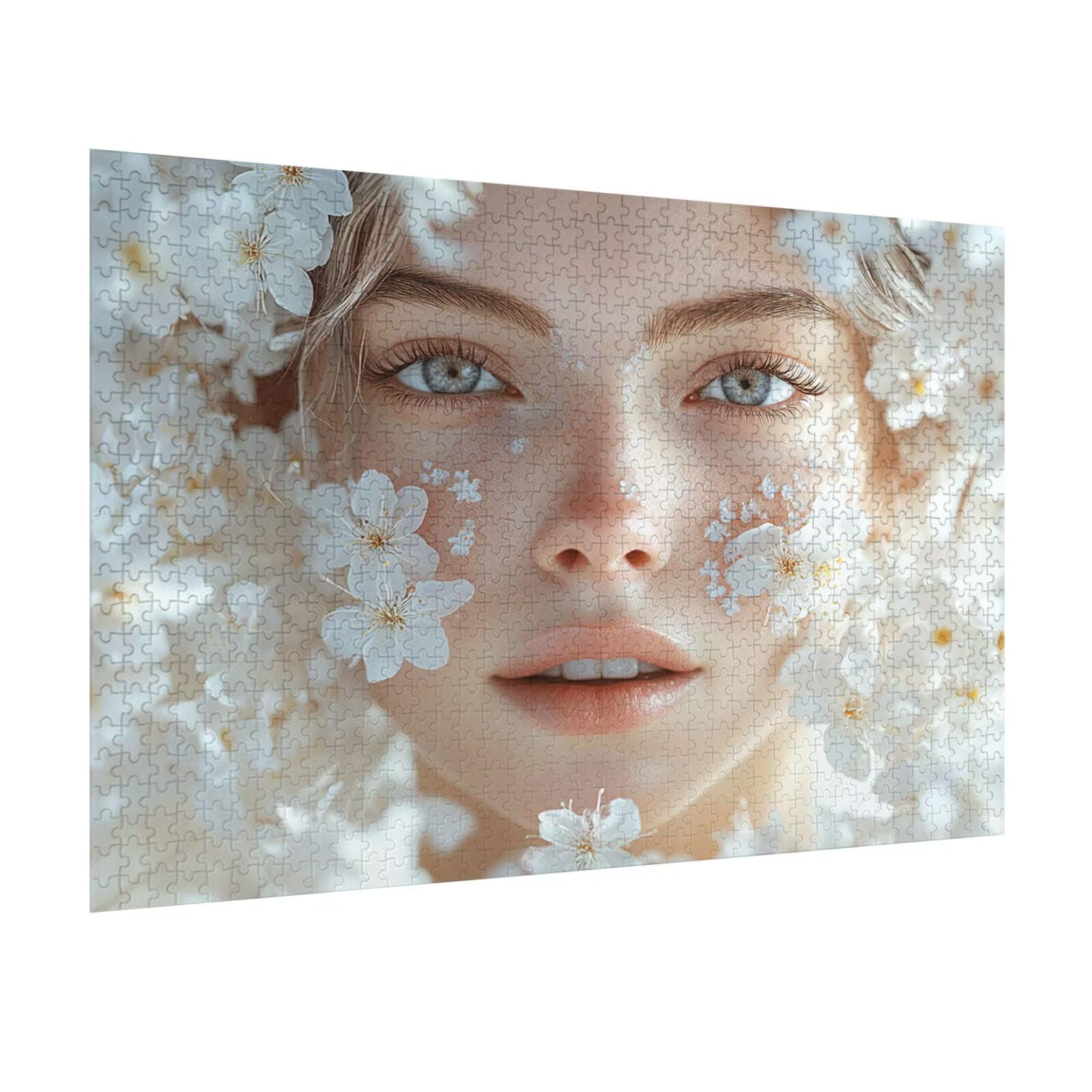 Puzzle 6000 Pezzi Donna. Puzzle Classici per Gioco Familiare, n-664 | Impossibile Puzzles, Intrattenimento Creativo, Rilassamento e Intelligence, Regalo per Amore e Amico, Decorazioni Casa, Fiori