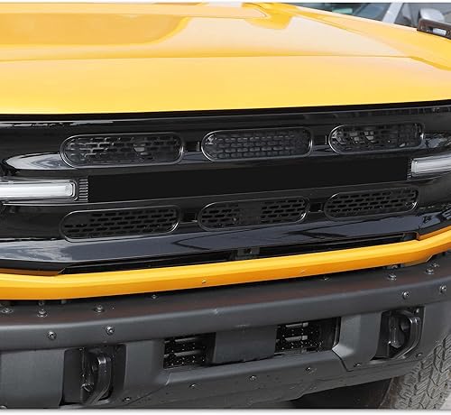 Miniatura 7 de Kit de 6 piezas de rejilla de malla para parrilla delantera, marco de cubierta, para Ford Bronco 2021-2024 de 24 puertas, accesorios exteriores