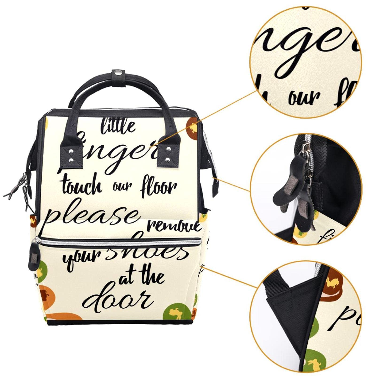 Sac à langer multifonction de grande capacité pour maman et papa - - Taille Unique