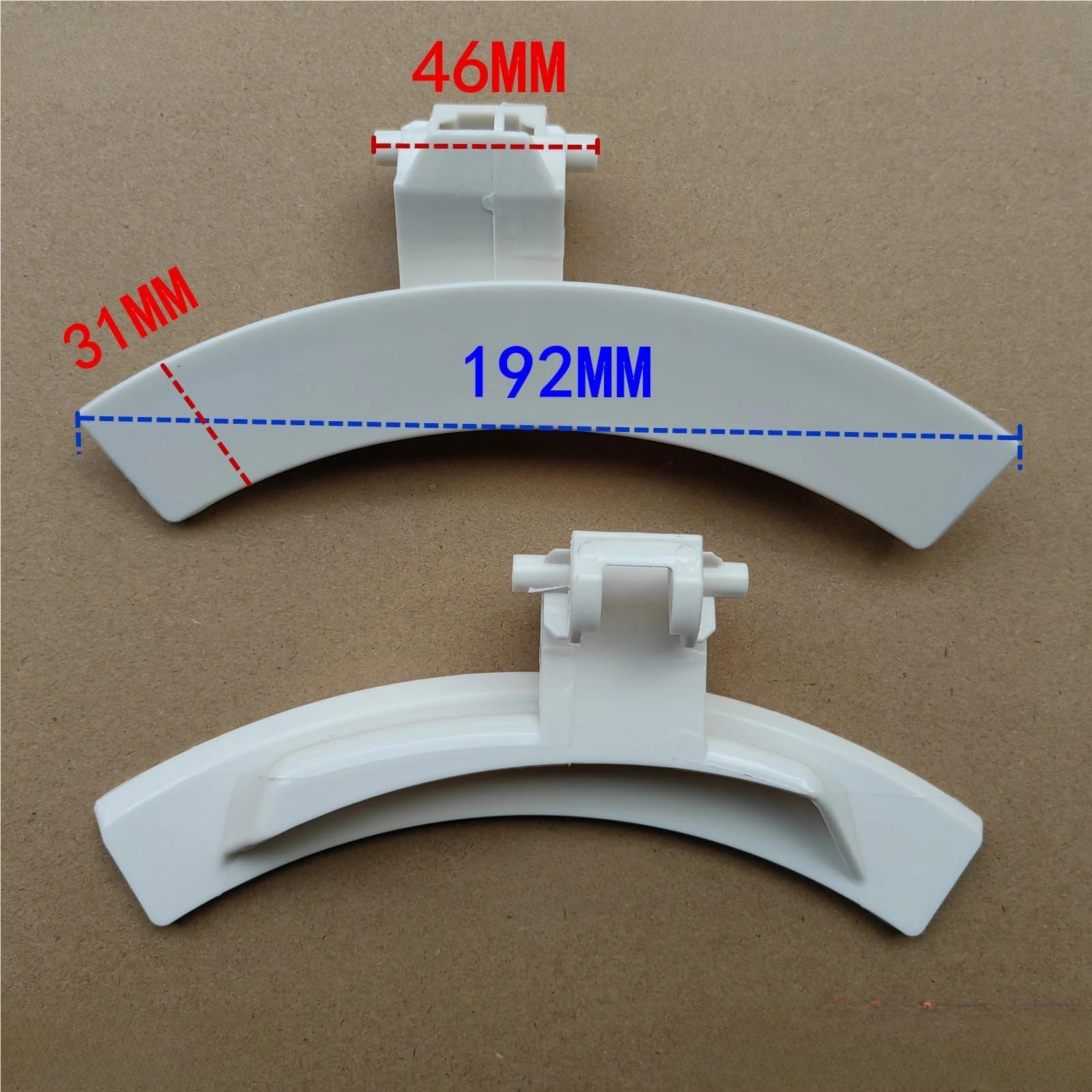 Kompatibel Mit Türgriff For Electrolux Waschmaschinen EWW12746 EWW12746S, Ersatz-Zuggriff-Verschluss 13920(White 1PC)