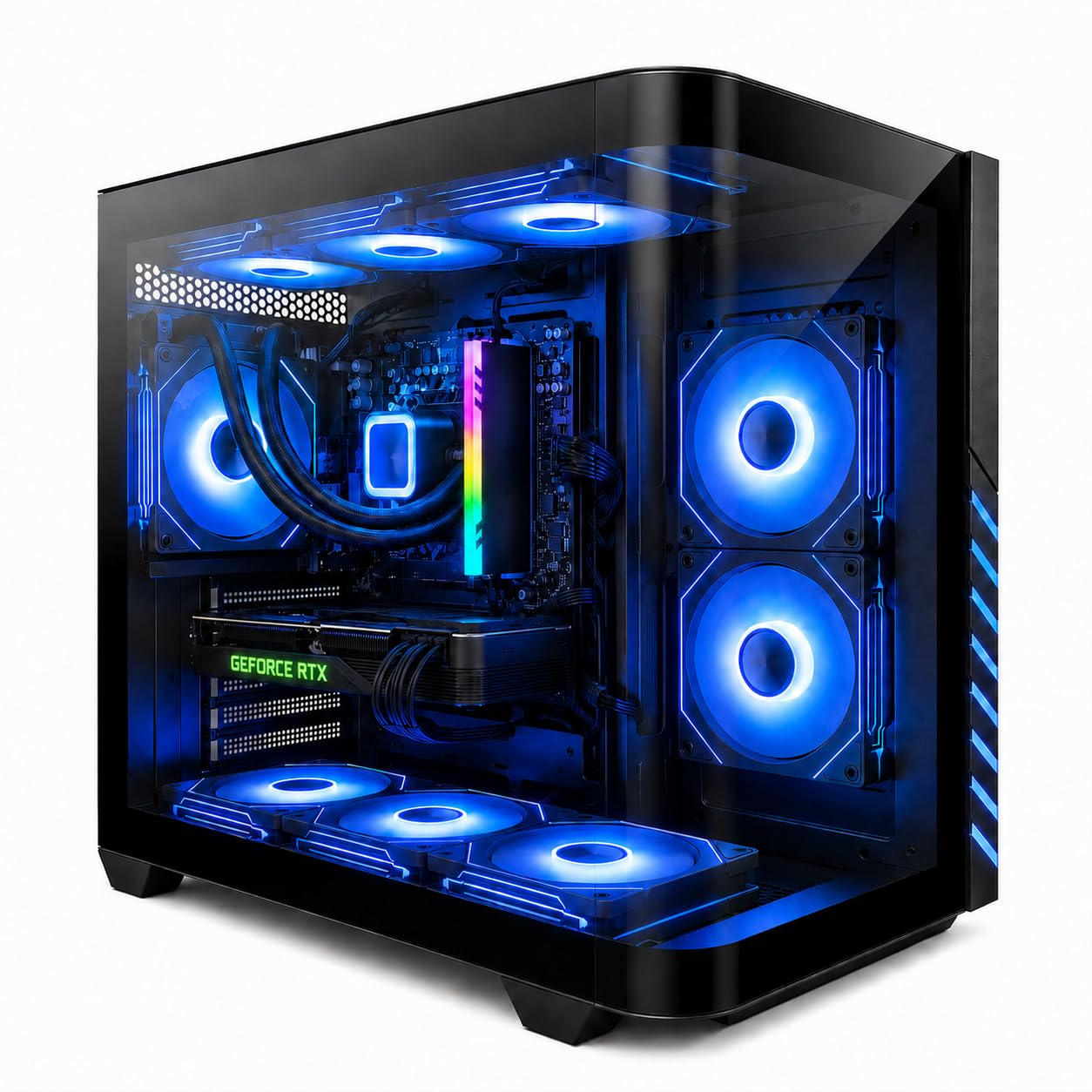 Amazon.com: Evounic Gaming PC Desktop Liquid Cooled - Ryzen 7
