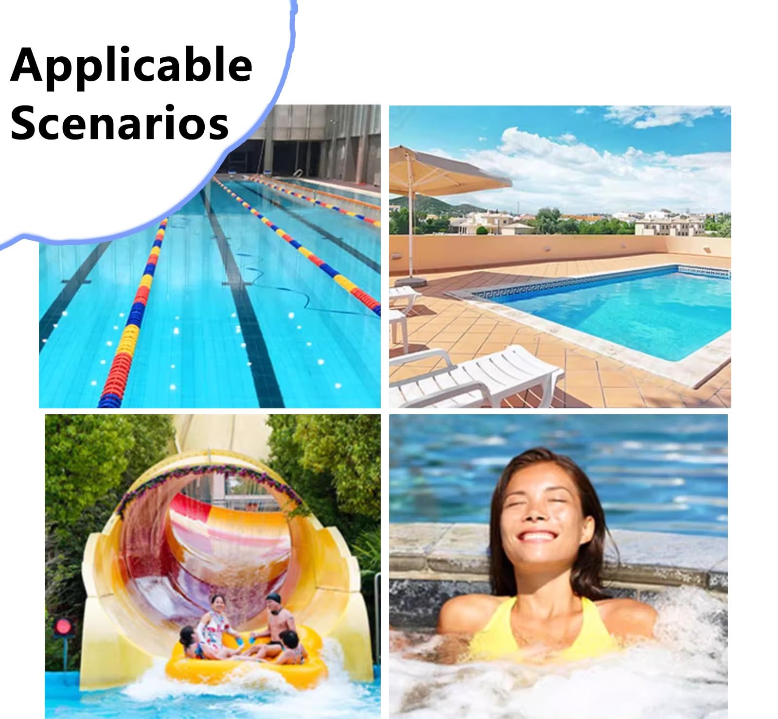 Perche de sauvetage légère avec manche télescopique réglable, cannes de sauvetage de sécurité pour piscines pour parcs aquatiques, perche de sauvetage spéciale pour sauvetage d'urgence (crochet de s
