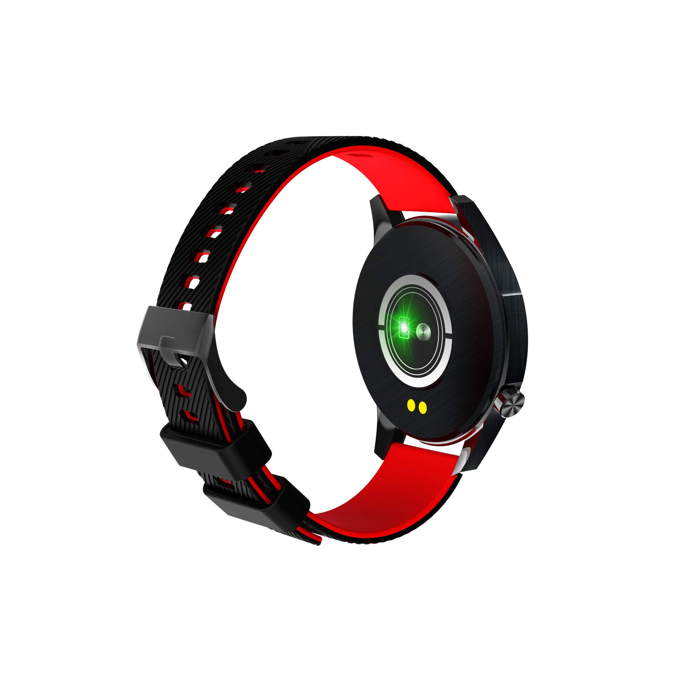 Smart Watch Fitness Trackers Wodoodporny Sport Activity Smartwatch Krokomierz Zegarki Monitorowanie tętna (czerwony)