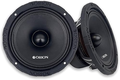 ORION XTR XTX858 - Altavoces tipo bala de alta eficiencia de 8 pulgadas de rango medio, 1600 W de potencia máxima, 400 W RMS, 8 ohmios, bobina de disponible en Yaxa Costa Rica