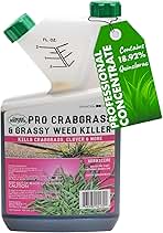 Pro Crabgrass & Grassy Weed Killer - 18.92% Quinclorac (Compare to Drive XLR8) – Concentrated Professional Crabgrass Herbicide – Quick Drying with Residual Control - 32 Ounces