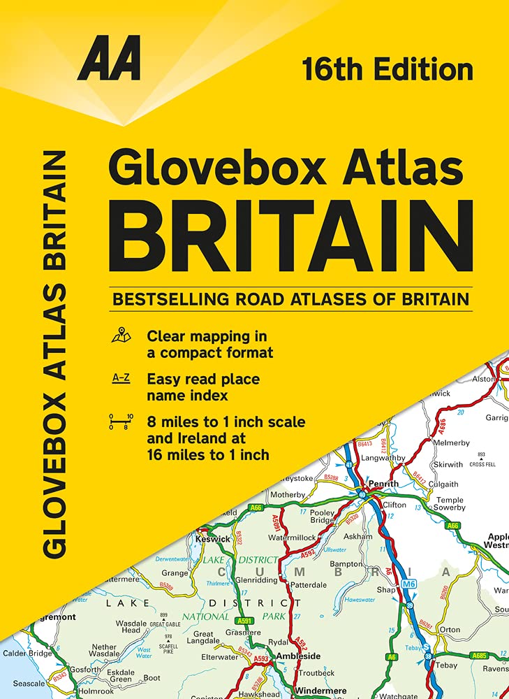 AA Glovebox Atlas Britain (AA Road Atlas)