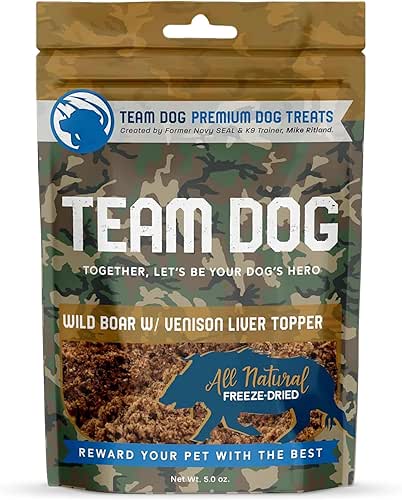 Team Dog Freeze Dried Raw Dog Food Topper | Wild