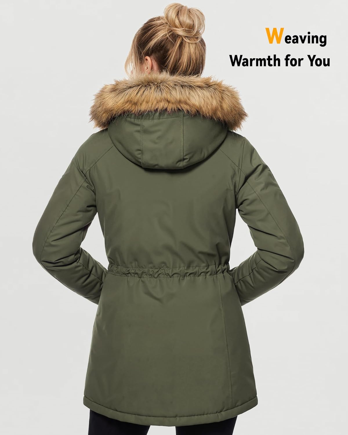 Graphene Heated Jacket for Women with Large Capacity Battery Pack Waterproof Windproof - Image 6