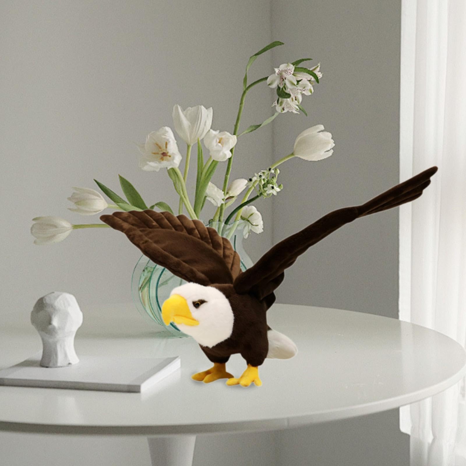 Calva di Peluche, Giocattolo di Peluche a Forma di, Bambola di Peluche a Forma di, Decorazione per La Casa, Giocattolo a Forma di, M