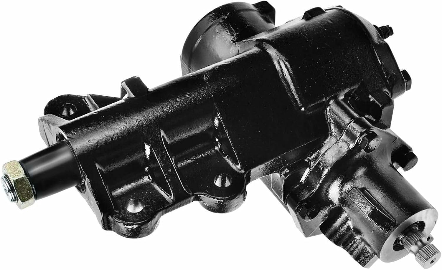 Power Steering Gear Box - 4WD for Ford for Bronco 1978-1979 for F150 1976-1979 for F150 1976-1979 for F- 100 1976 1/2-20 Inch-Inlet Port Thread Diameter 3pc 4-Total Turns Lock to Lock