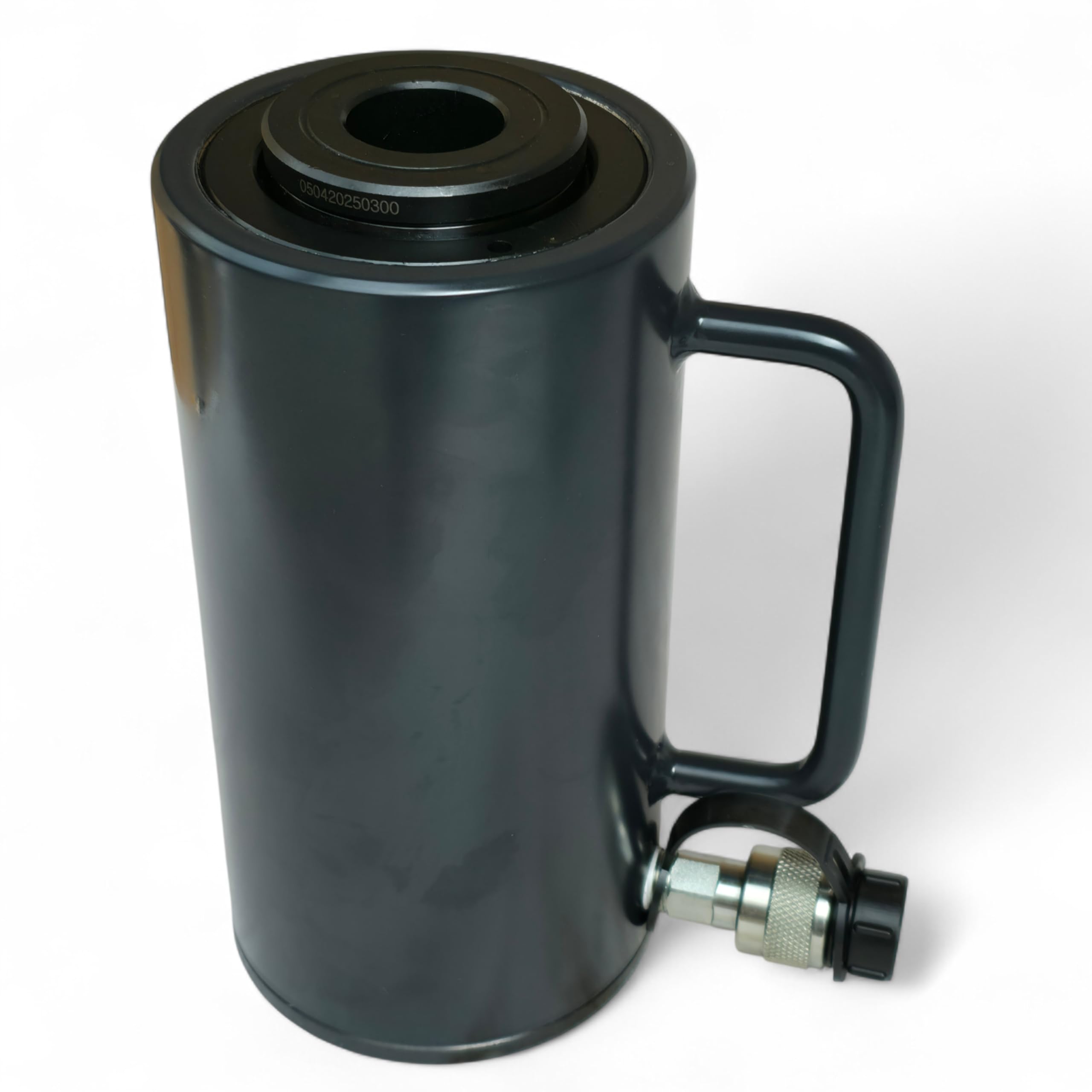 Cilindro hidráulico 30t | carrera de 100 mm pistón hueco 3/8" | pistón cilíndrico de superficie de 51,1 cm² | pistón hidráulico 700 bar