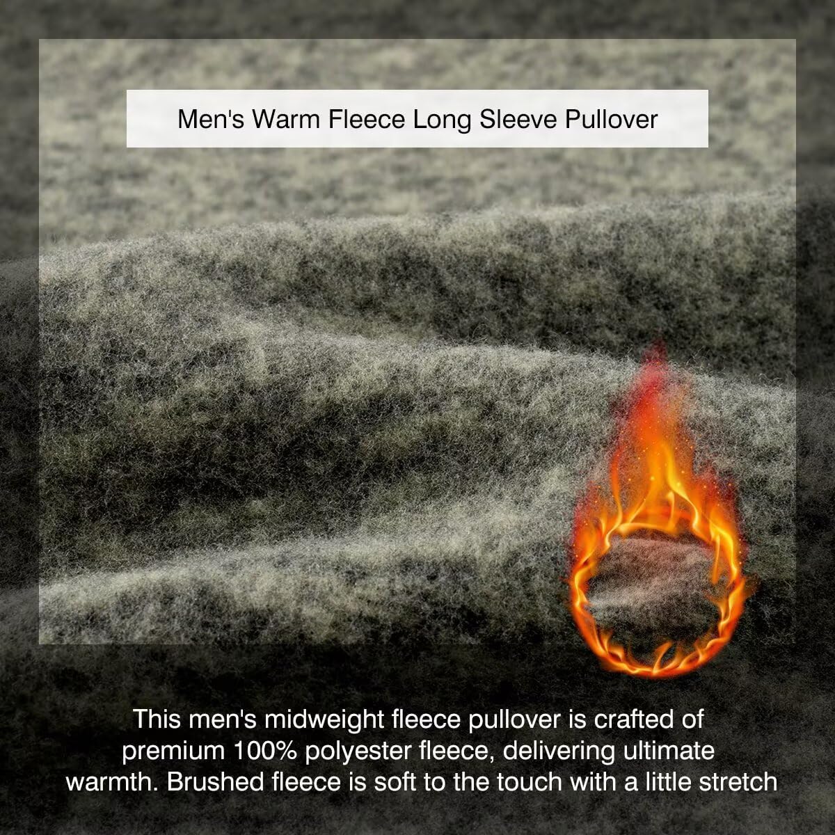 2025 Quarter Zip Warm Fleece Sweater Pullover Fall Winter Thermal Casual Golf Sweaters with Pockets - Image 5