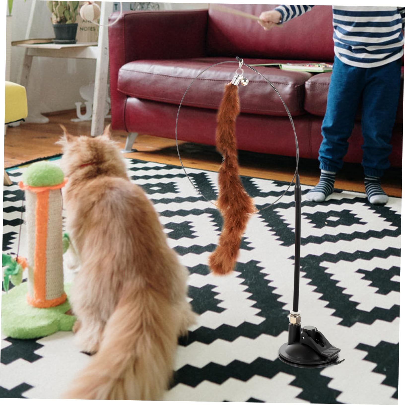 DOITOOL Lot De 3 Jouets Interactifs pour Chatons Clochettes Amusantes en Peluche pour Animaux De Compagnie 6 Pièces X 3