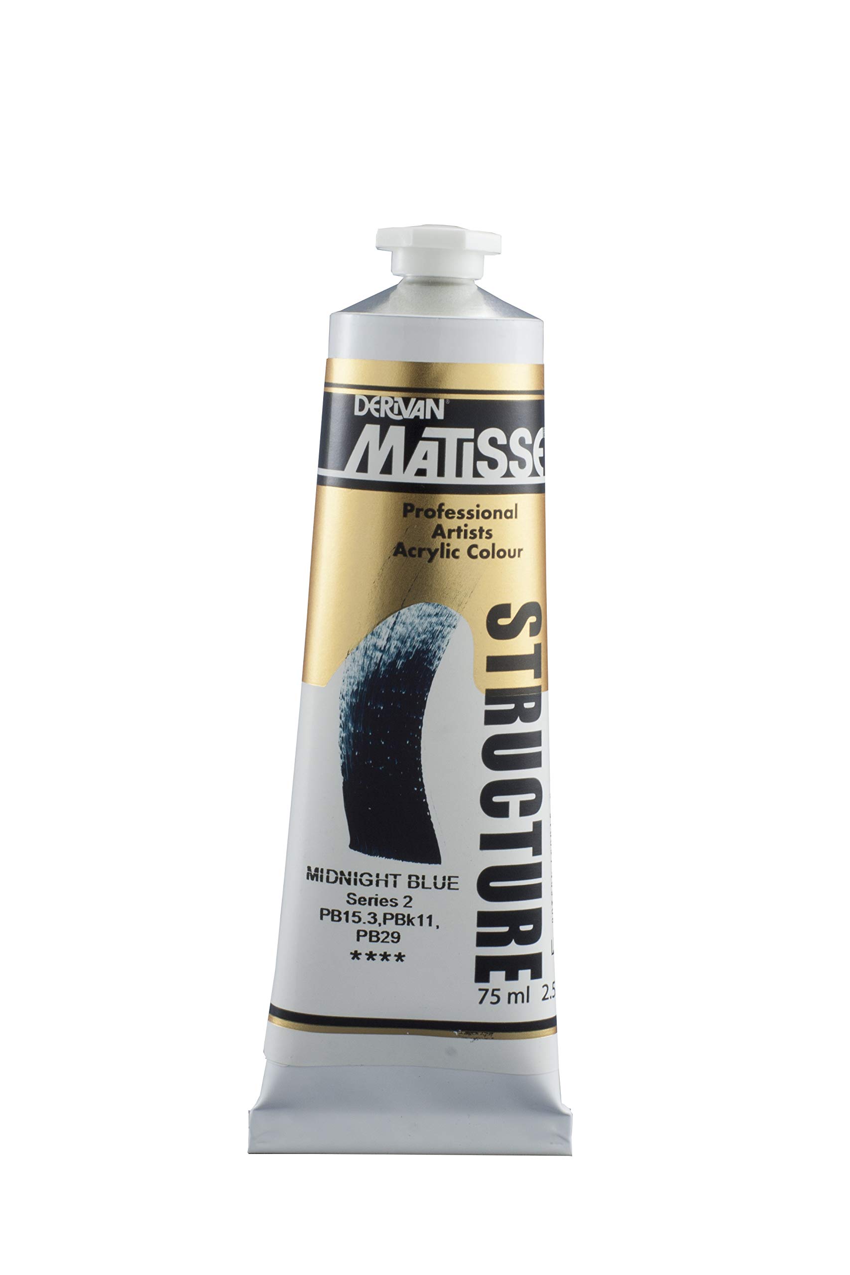 Pochodzenie: Matisse Struktura: Farba akrylowa: 75 ml: niebieski (Midnight Blue)