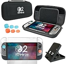 Ideas que no veas® Pack Protector Compatible con Nintendo Switch 2 – Estuche Rígido + Carcasa + Protector de Pantalla + Protector Mandos y Josticks + Soporte | Acceosrios compatibles Nintendo Swtich 2