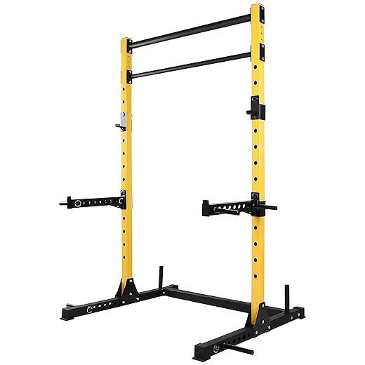 1. HulkFit Multi-Function Adjustable Power Rack