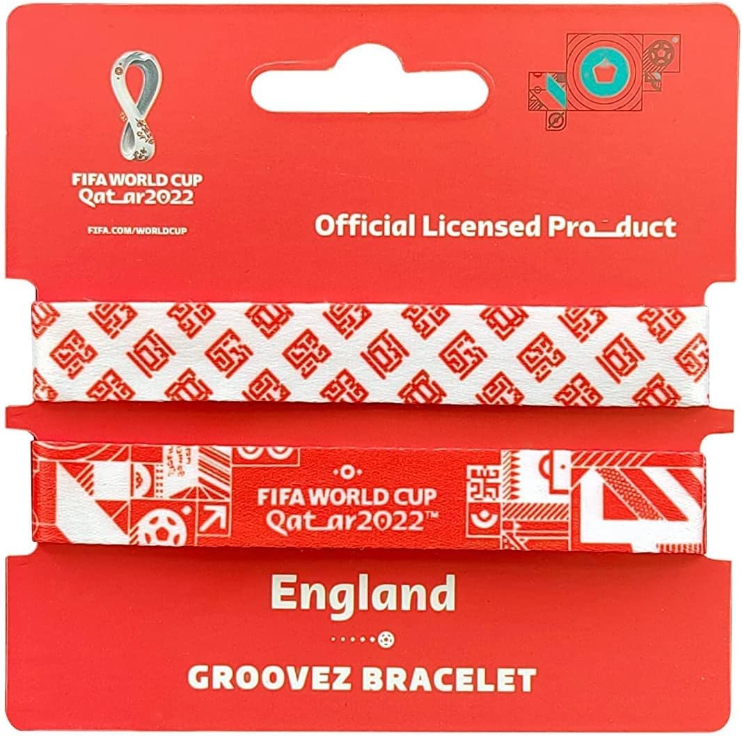 FIFA World Cup Qatar 2022 Fabric Fashionable Country Team Nylon Wrist band - ENGLAND