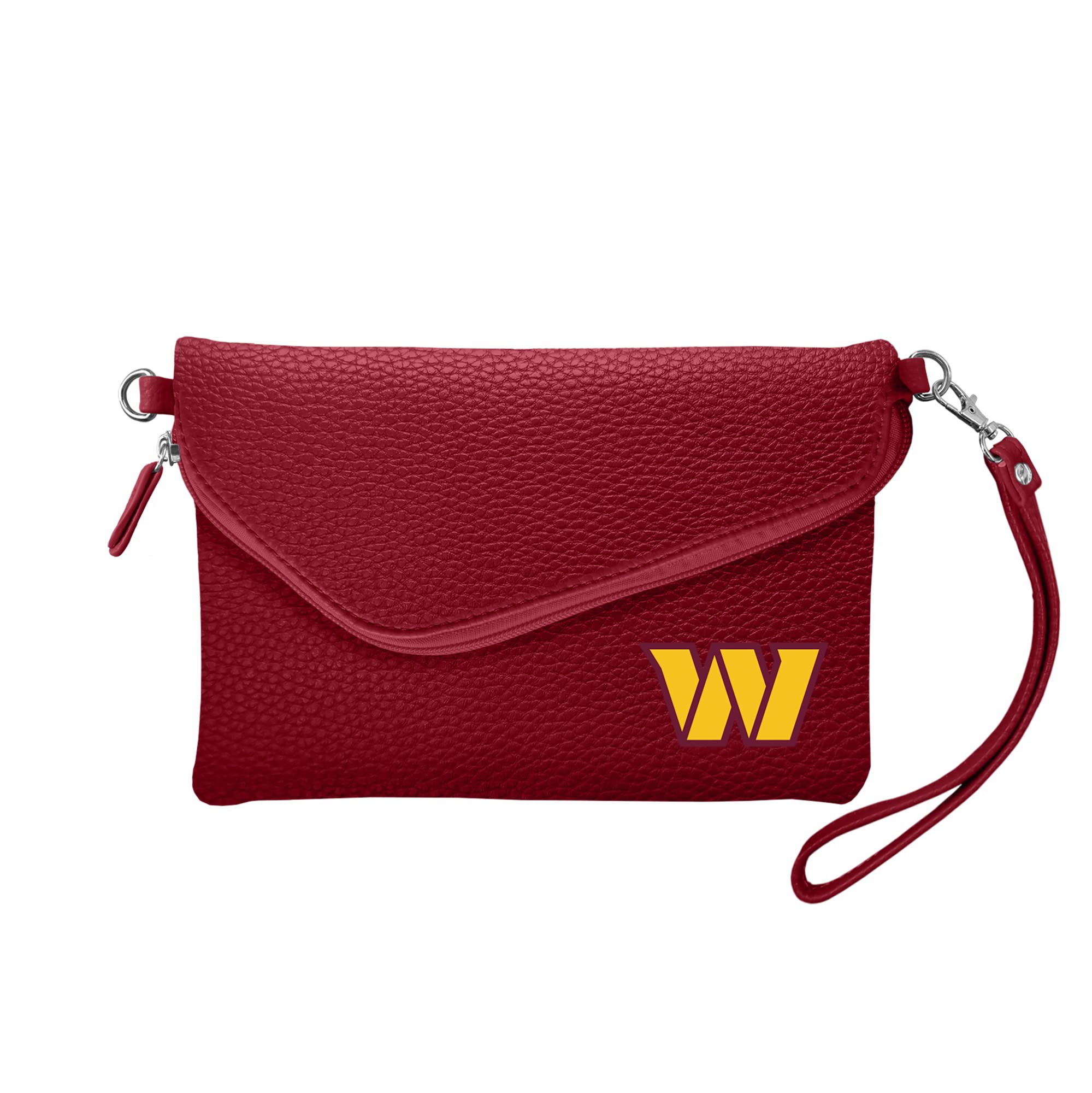 Littlearth NFL Pebble Fold Over Purse Officially Licensed Trendy Game-Day Style