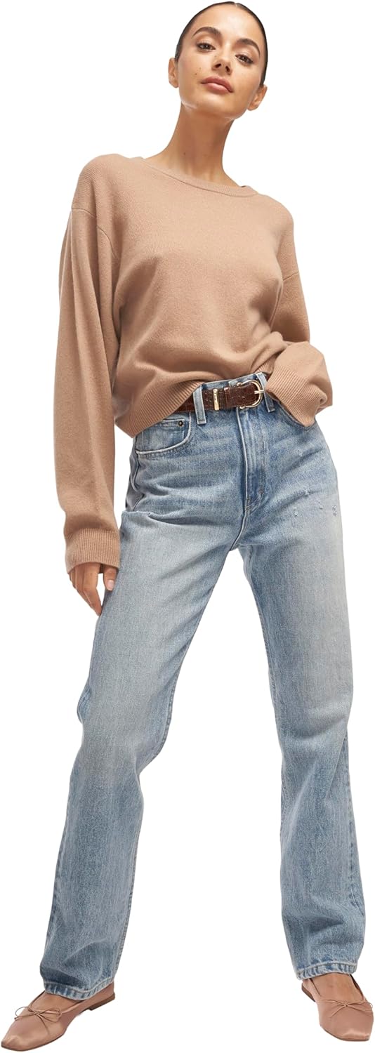 Equipment Women's Lilou V Neck Cashmere Sweater in Camel