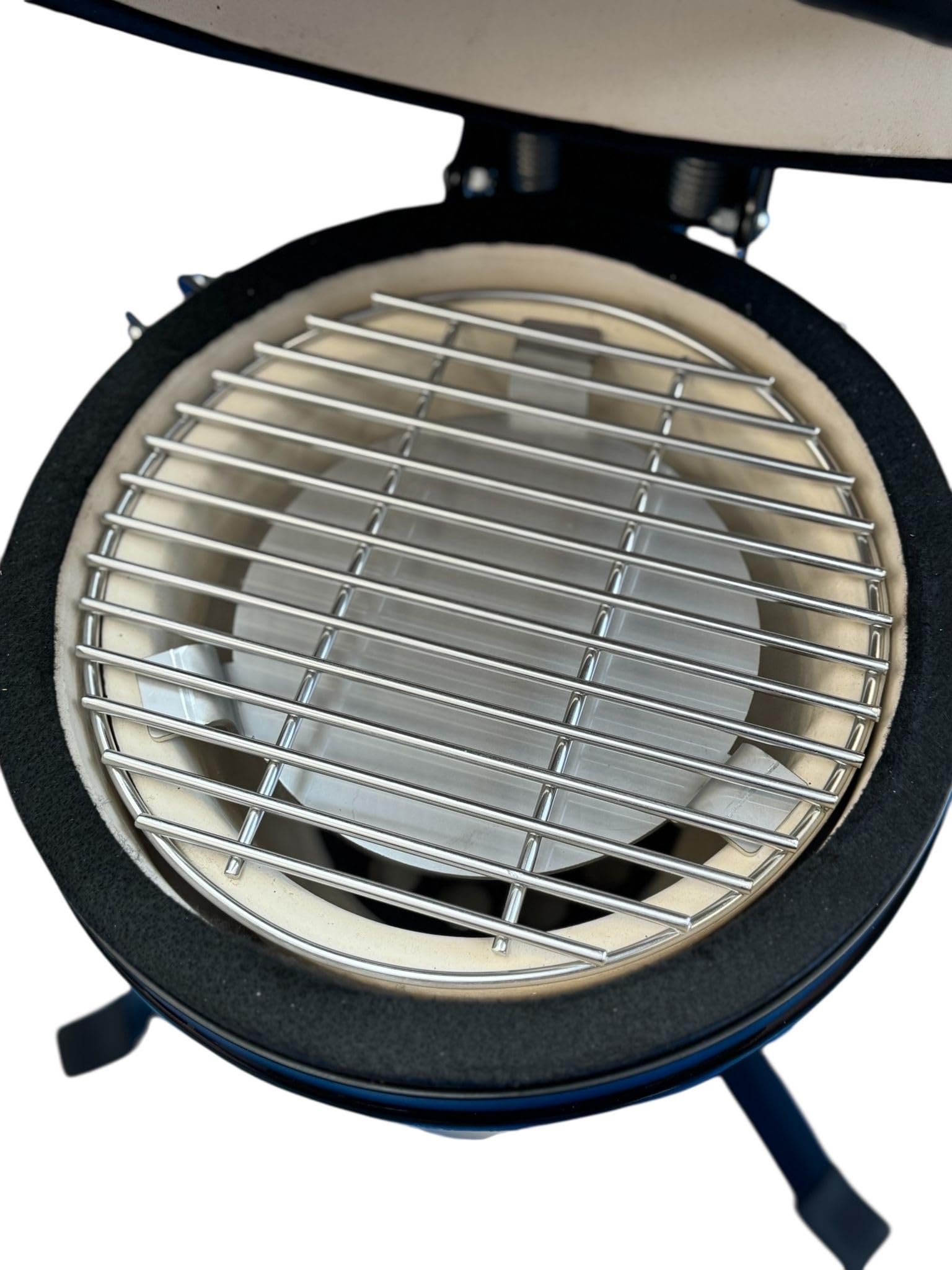 Déflecteur de chaleur pour œufs de barbecue Aldi-Lidl-B&M Mini Kamado en acier inoxydable