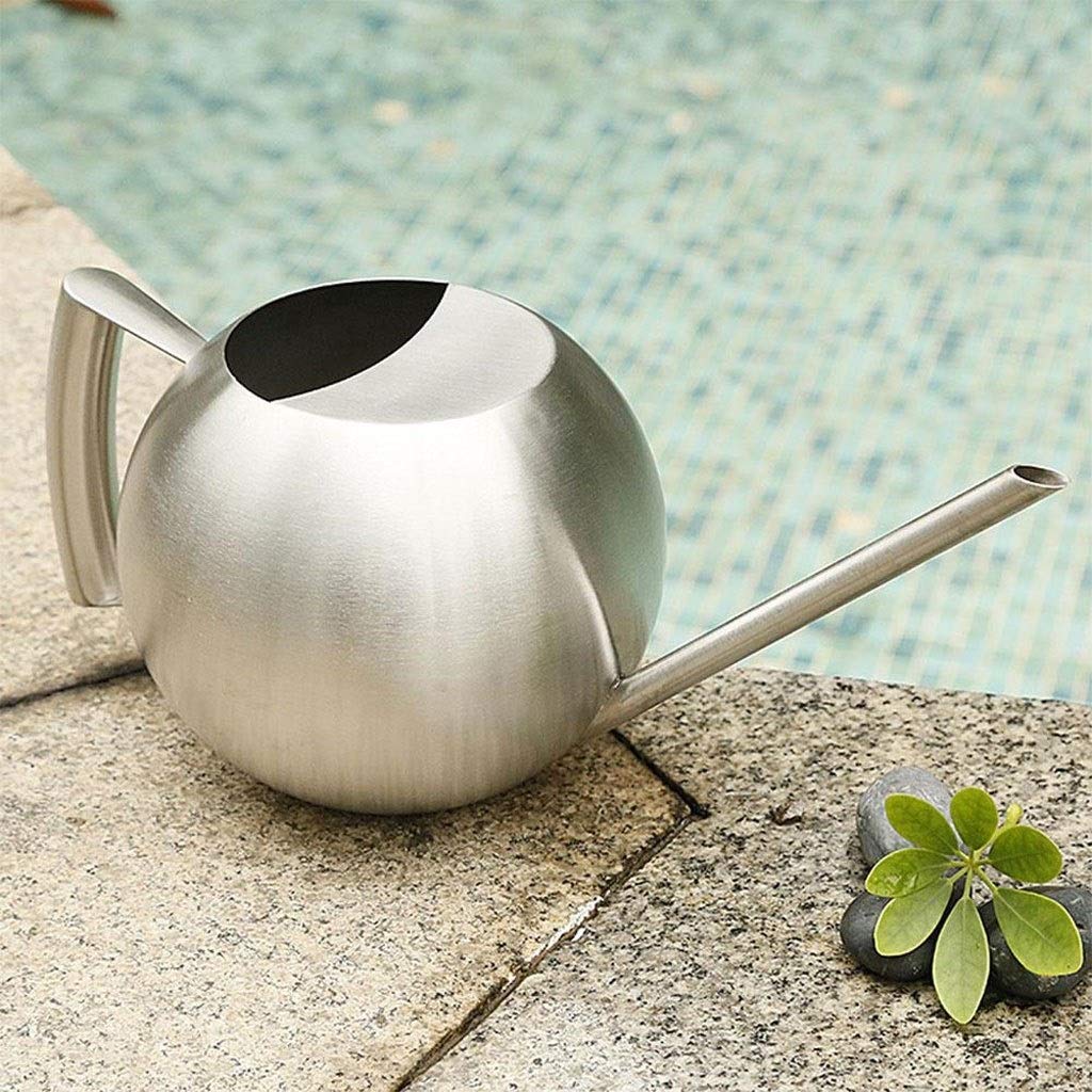 Arrosoir d'extérieur en Acier Inoxydable à Long Bec, arrosoir pour Plantes Vertes, Outil d'arrosage pour Le Jardinage, Remplissage Facile.