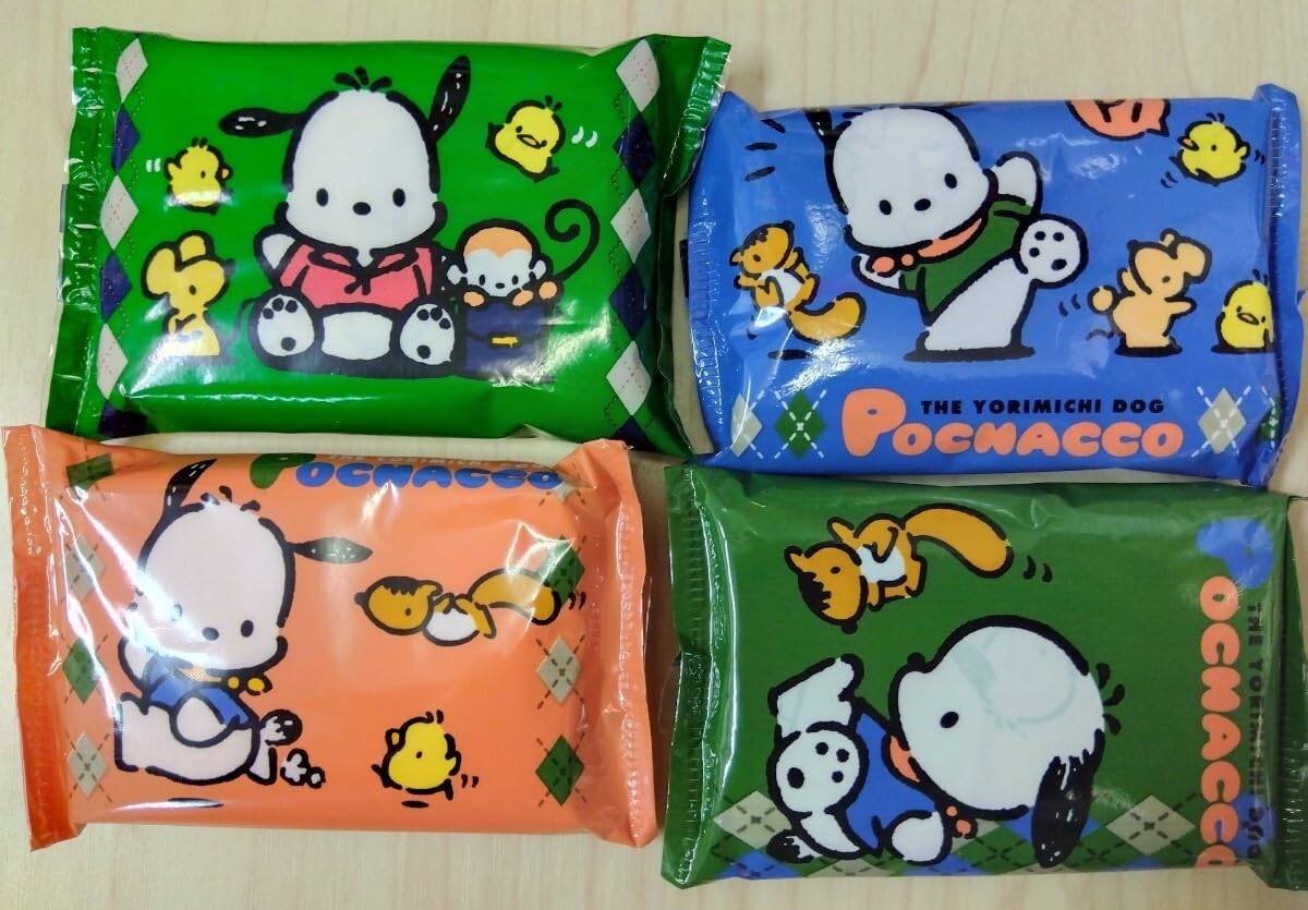 Amazon.co.jp: ポチャッコ ポケットティッシュ4個セット 1995 レトロ