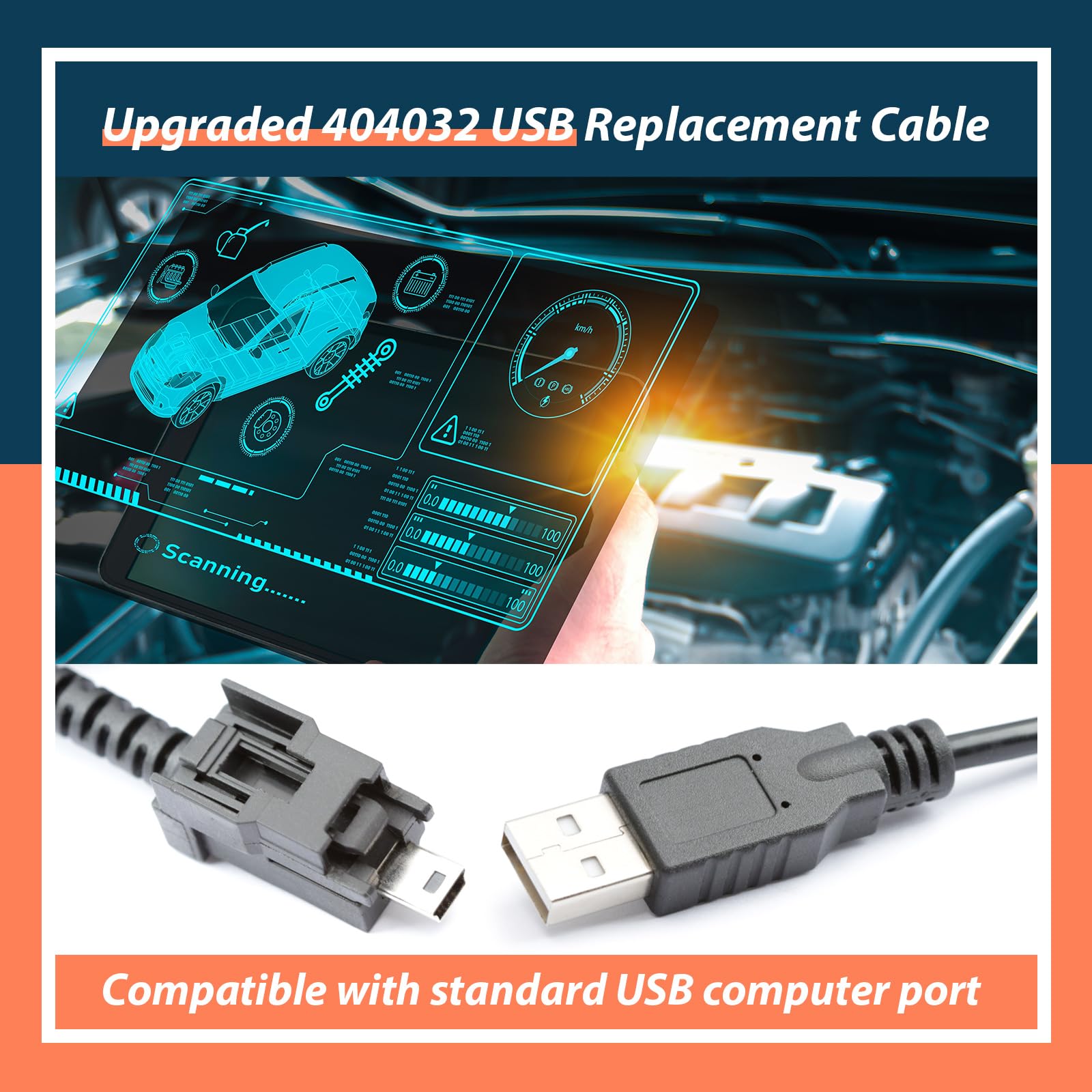 USCPAテキストとUSB講義 Amazon.com: Lisnhlin 404032 USB Replacement Cable, Compatible with