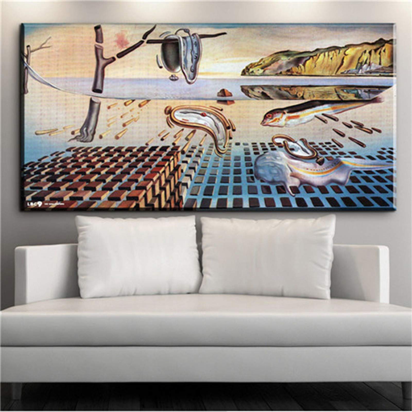 Kit diamant peinture complète grand format avec strass ronds paysage abstrait