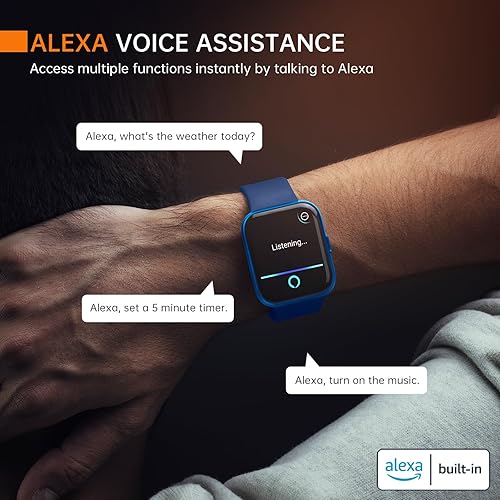 Miniatura 3 de aeac Reloj inteligente, reloj de fitness 2024 para hombres y mujeres, Alexa integrado y estable Bluetooth llamada, con monitor de frecuencia