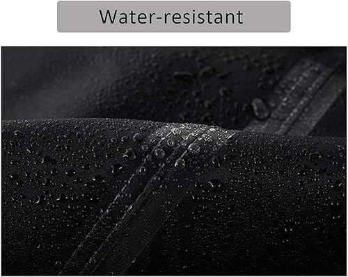 Miniatura 4 de Himal Outdoors - Cubierta resistente e impermeable de poliéster 600D con revestimiento grueso de PVC para fogatas, redonda, de 112 cm, color negro