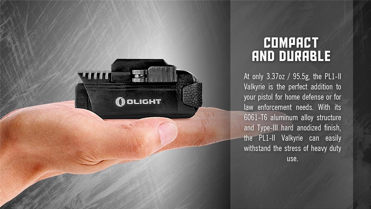 🔥 Hоt Dеаlѕ EdisonBright Olight PL1 II 450 Lumen LED Handgun Light EBR65 RCR123A Lithium-ion Battery and Charger Bundle