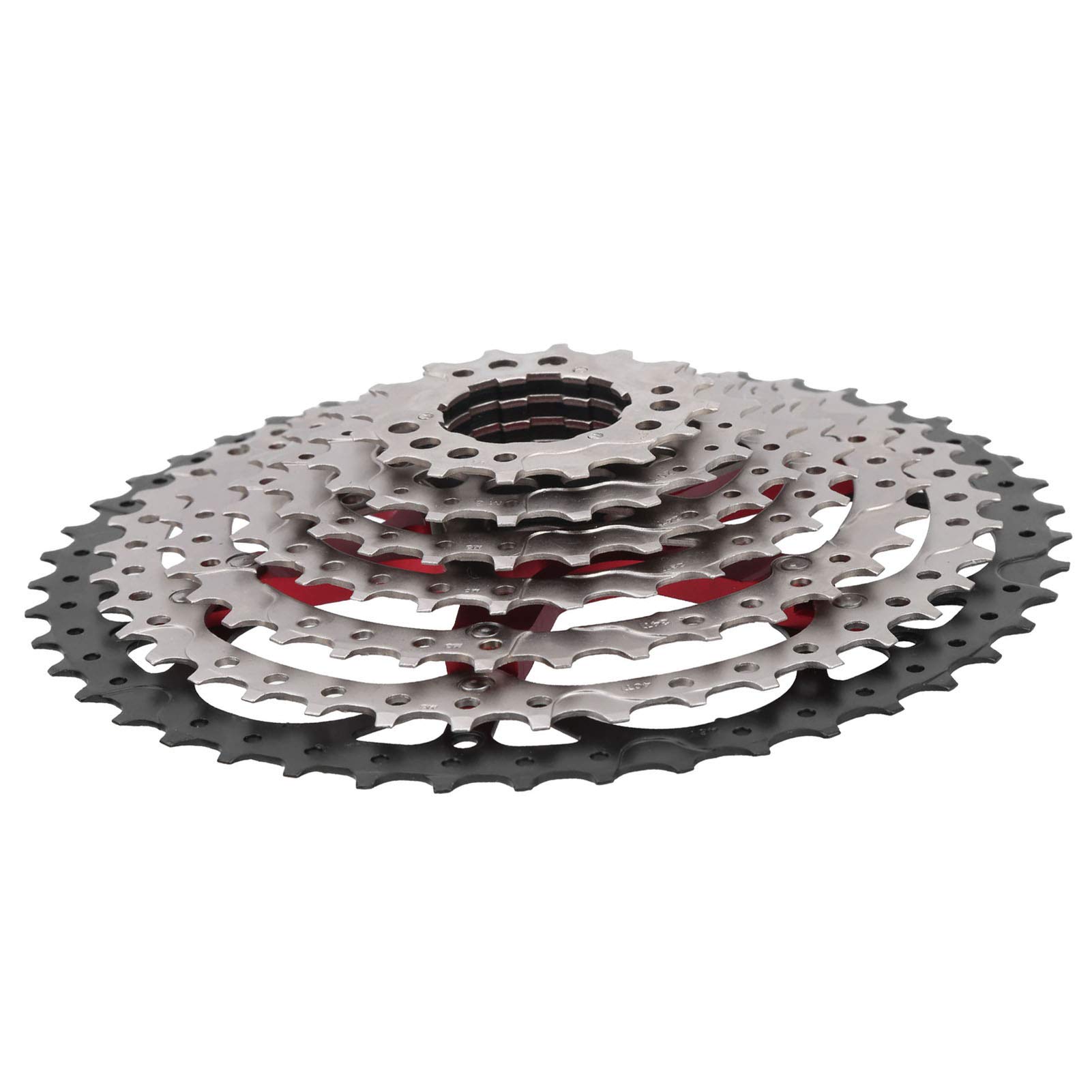 Bicycle Cassette, High Performance Lightweight Durable 9 Speed 46T Freewheel for BMX Riders Mountain Bikers Trail Enthusiasts Road Cycling Off Road Adventures