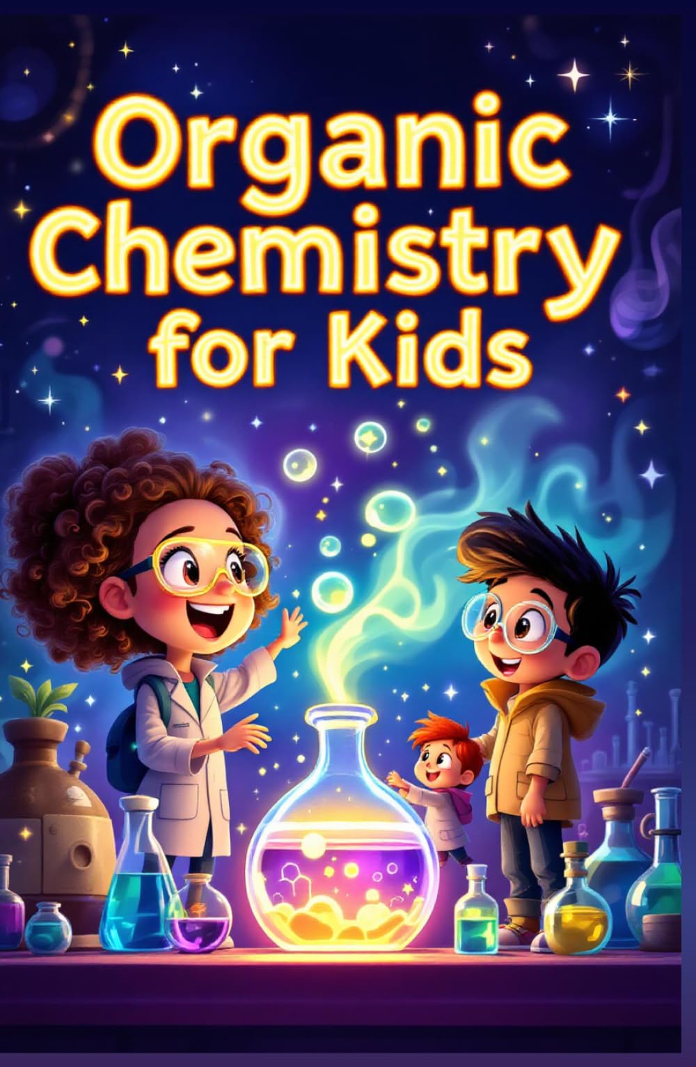 Organic Chemistry Basic for Kids: A Beginner's Illustrated Guide to Carbon, Molecules, Hydrocarbons, Functional Groups, and Reactions