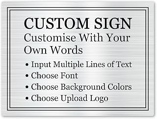 Custom Office Signs & Personalized Door Name Plates - Engraved ABS Plastic for Business, Home, Garden, Farm | CUSOM-DECOR