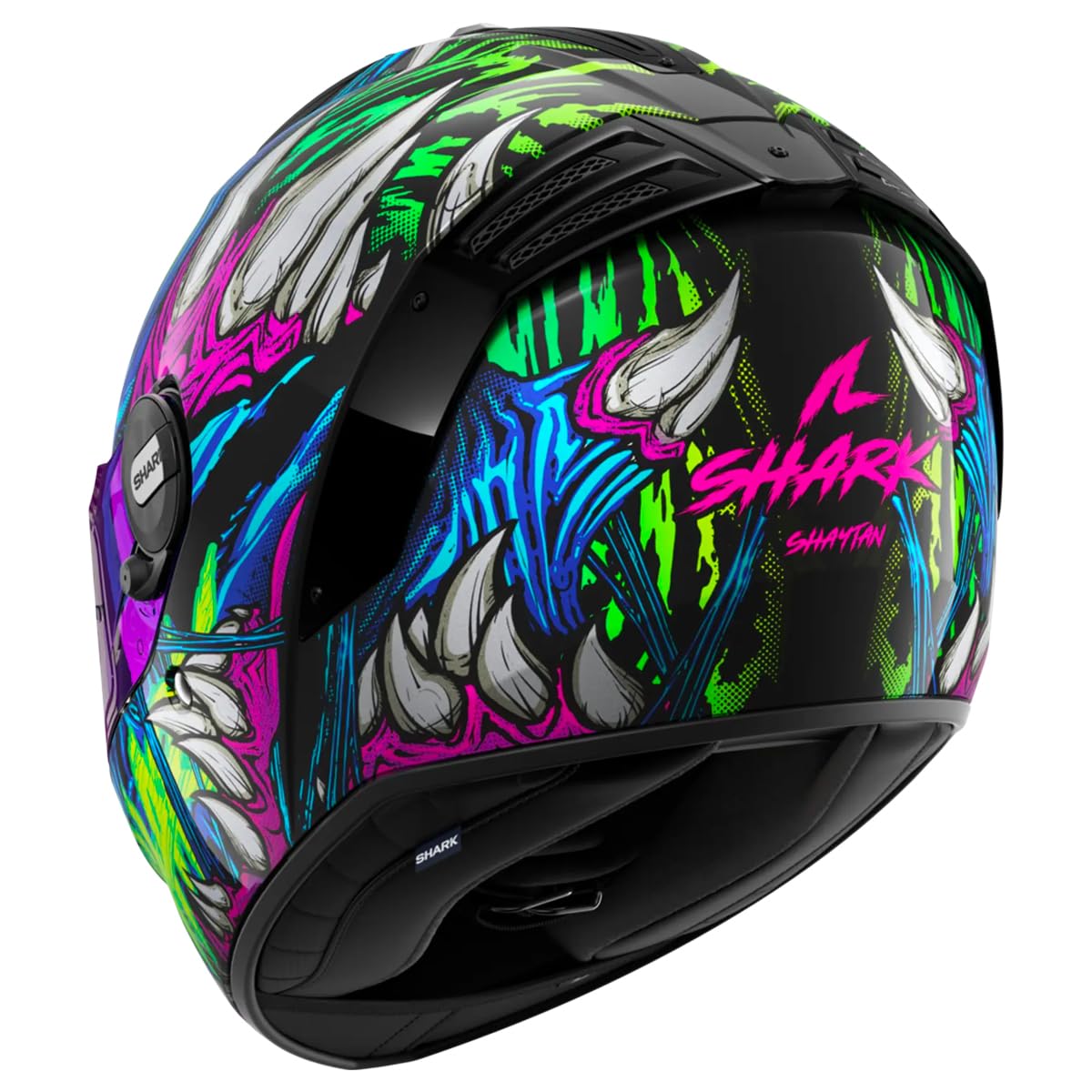 Shark, Casco Moto Integral SPARTAN RS SHAYTAN Black Green Violet, L