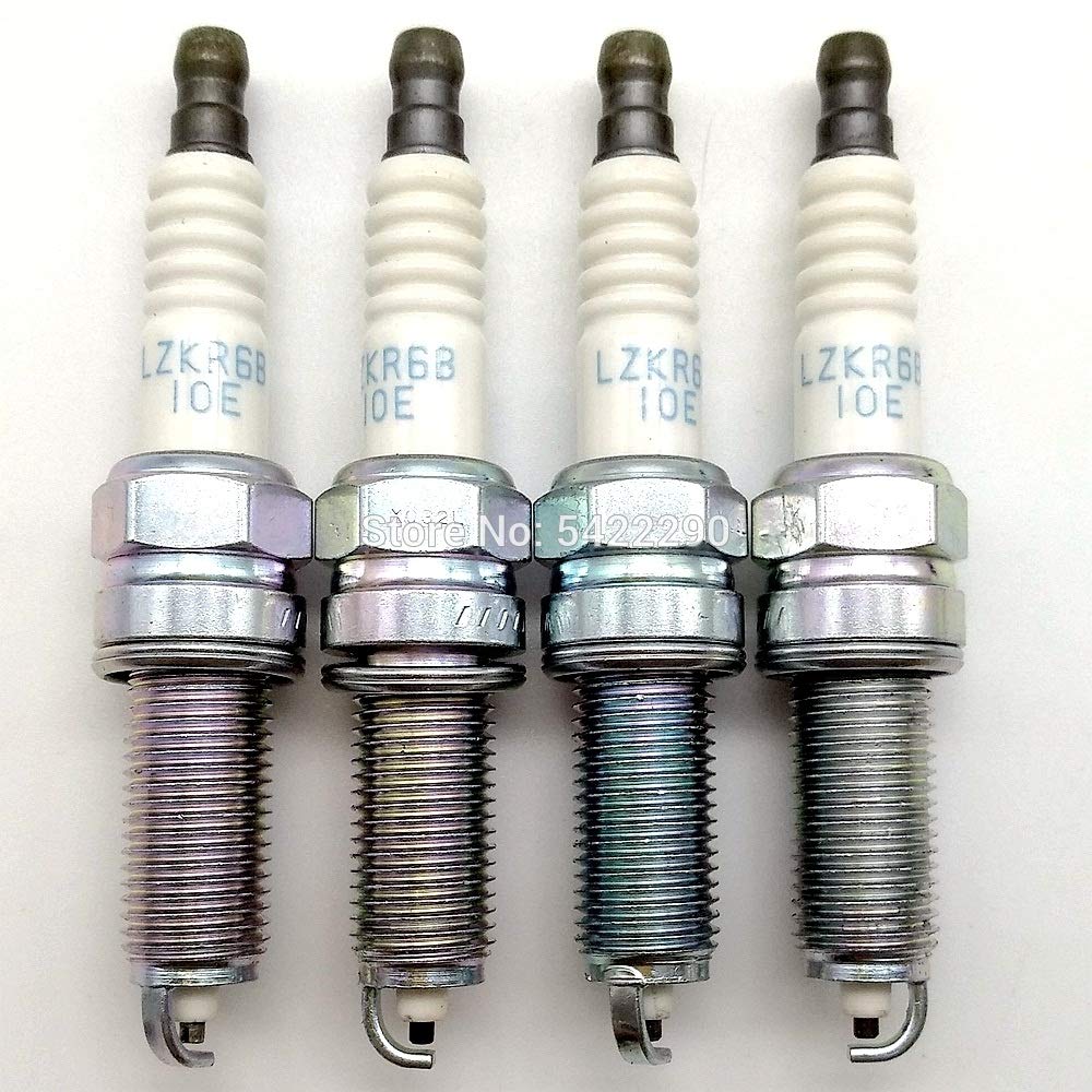 Amazon.com: Logo Spark Plug 4pcs 18855-10060 LZKR6B-10E Spark Plug 