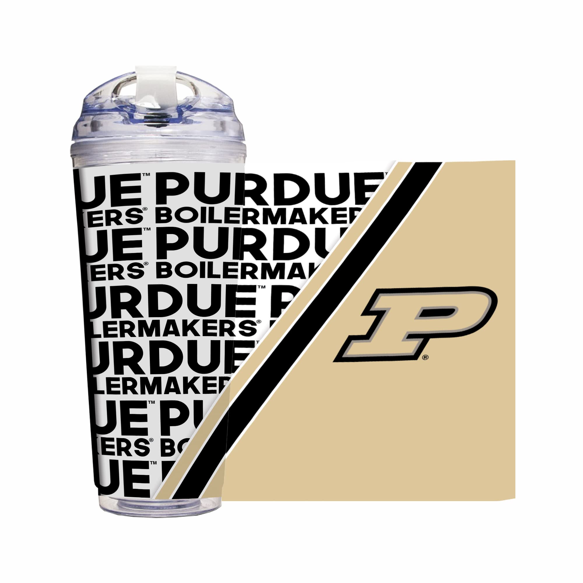 Gobelet Purdue Boilermakers réutilisable 710 ml Rico Industries grand format NCAA