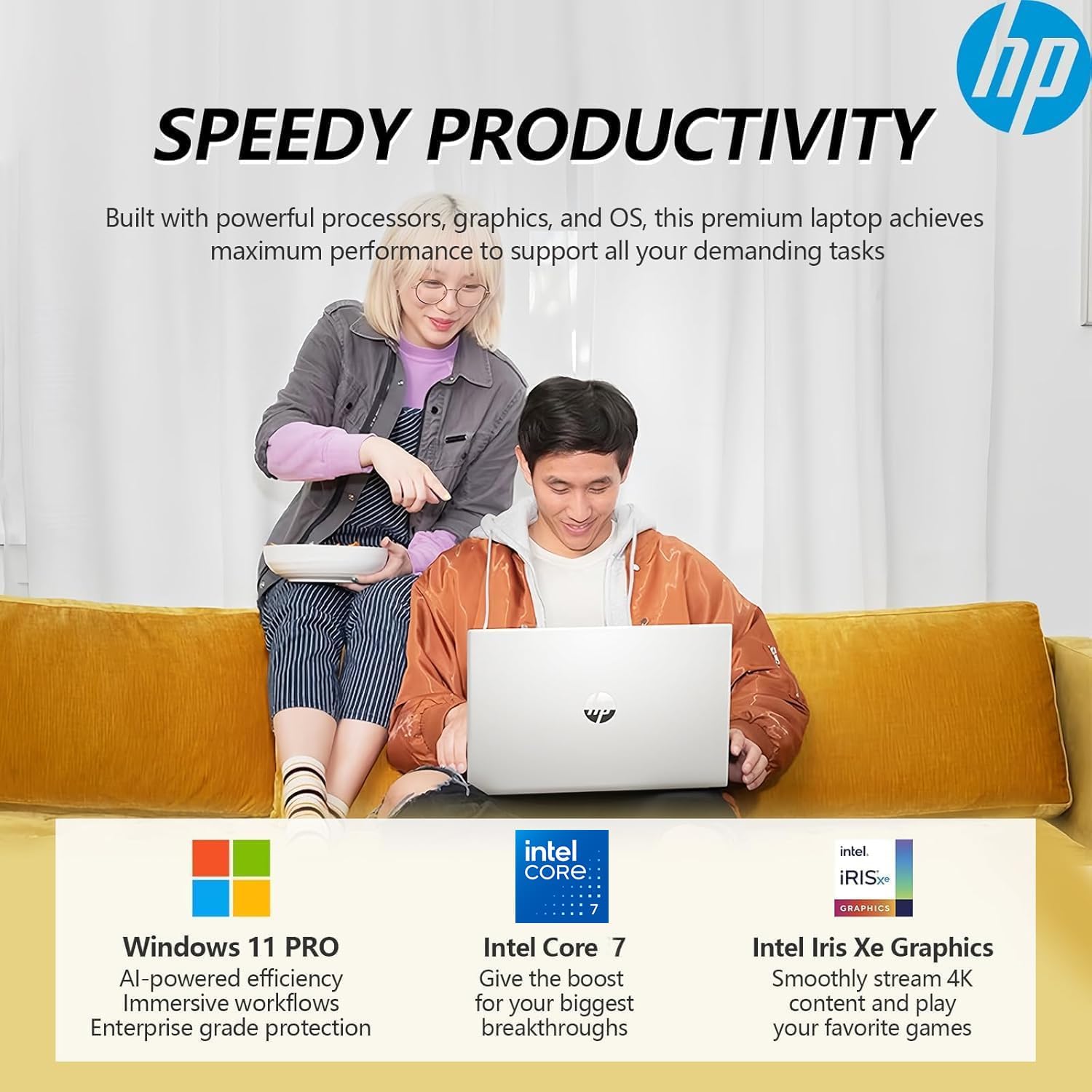 HP Latest 15.6" FHD Business Laptop, Advanced Intel Core i7 10-Core (Turbo Up to 4.7GHz), 24GB RAM, 1TB SSD, Windows 11 Pro, Microsoft Office Included, Fast Wi-Fi 6,WOWPC Recovery USB image 4