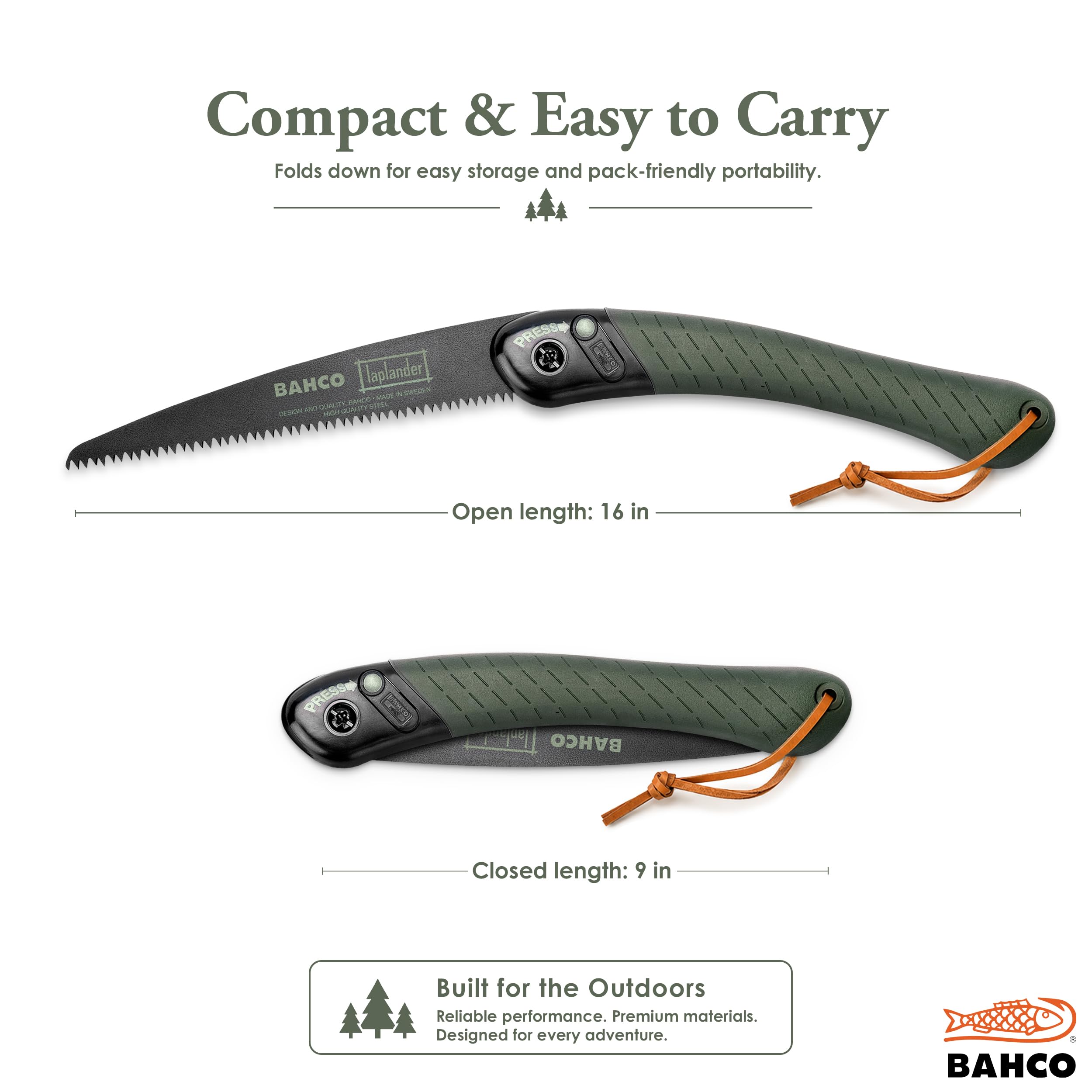 Bahco Laplander Folding Saw - 7.5" Blade -2