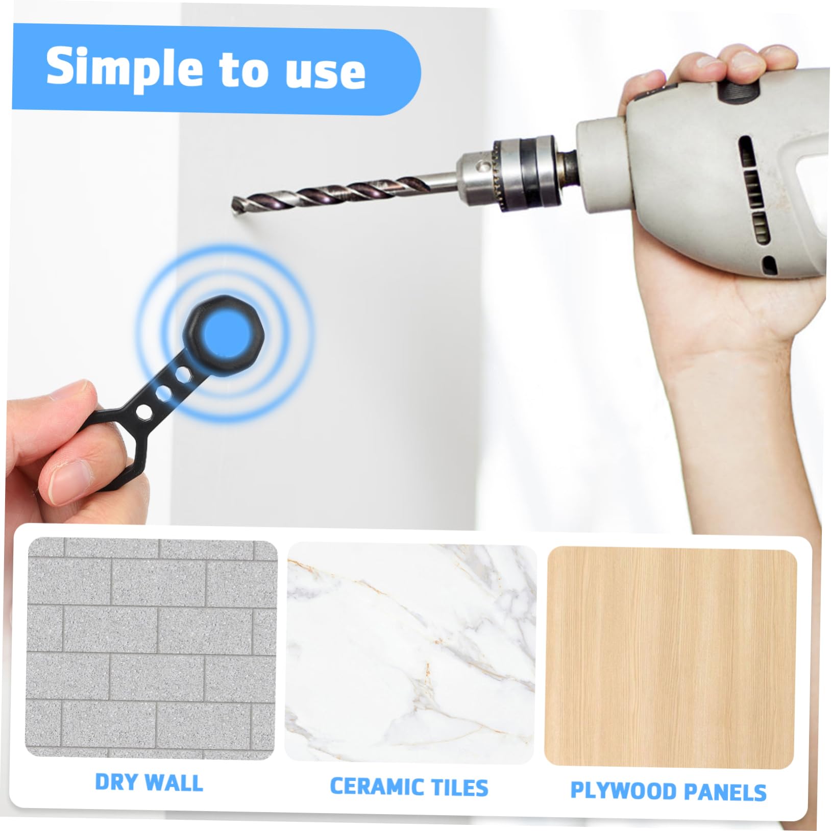 Uonlytech 8pièces Détecteur De Goujons Magnétique Outil De Localisation De Métal Pour Murs Détection Facile Et Précise Des Vis Clous Et Montants Pour Travaux De Bricolage à Domicile